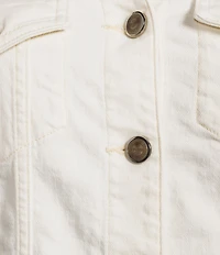 Guess Short Sleeve Cropped Denim Jacket