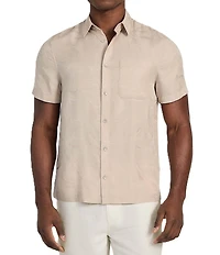 Guess Short Sleeve Jacquard Shirt