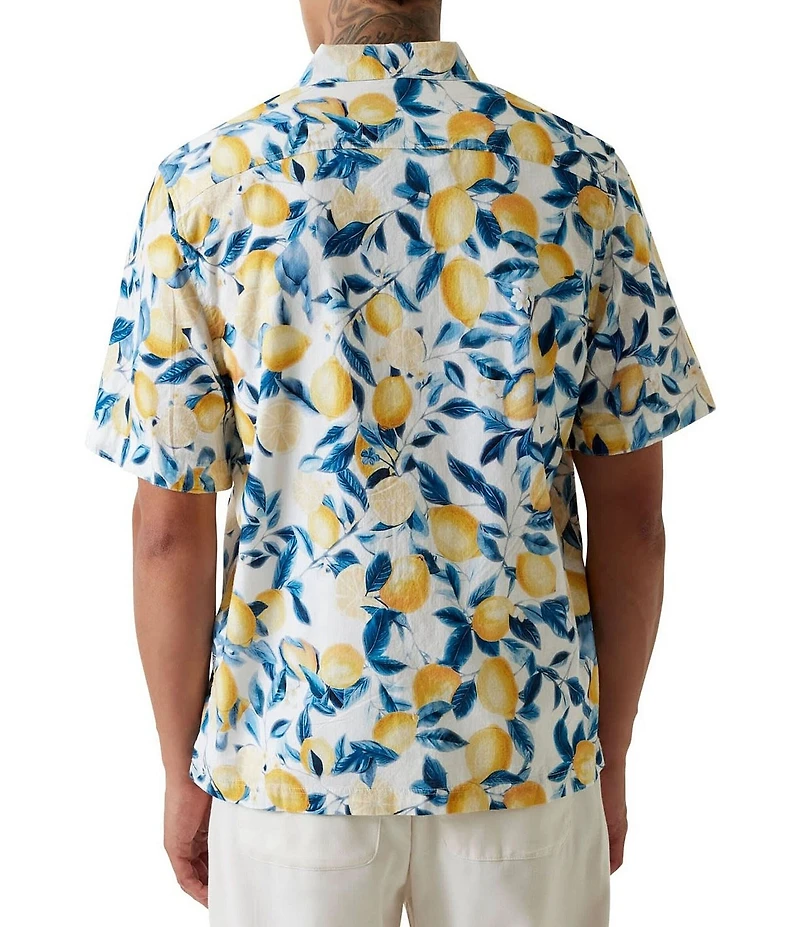 Guess Short Sleeve Lemon Print Shirt