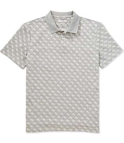 Guess Short Sleeve Logo Jacquard Polo Shirt