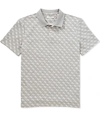 Guess Short Sleeve Logo Jacquard Polo Shirt