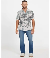 Guess Short Sleeve Rayon Forest Toile Shirt
