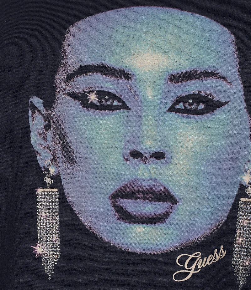 Guess Short Sleeve Sometimes Easy Graphic T-Shirt