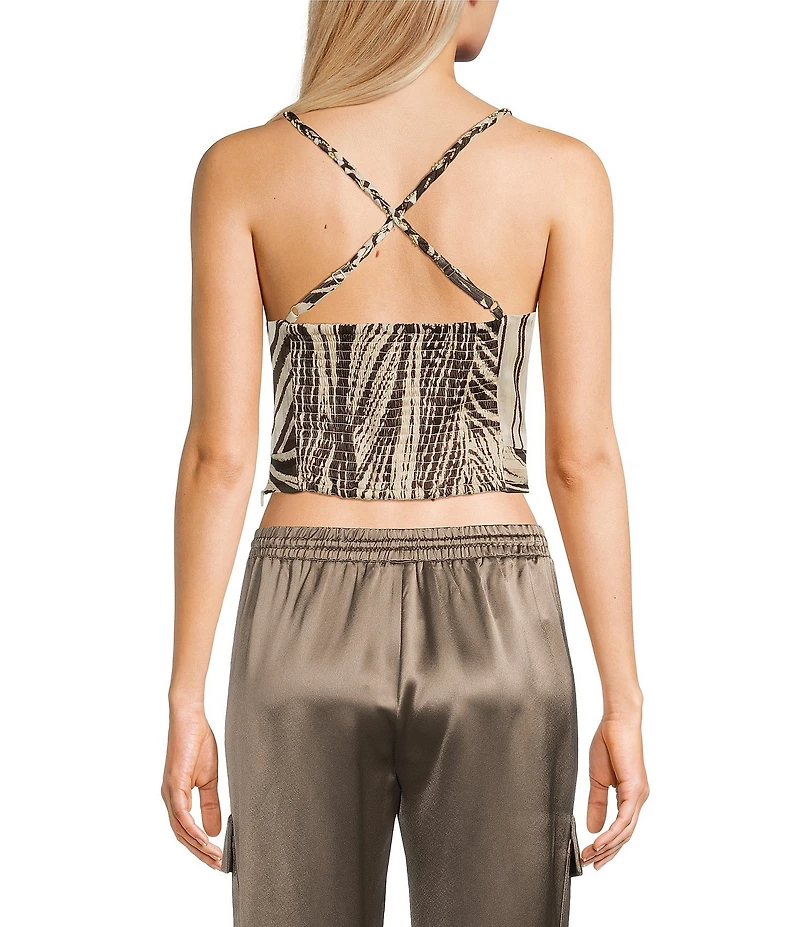 Guess Sleeveless Gaelle Cropped Top