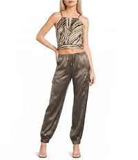 Guess Sleeveless Gaelle Cropped Top