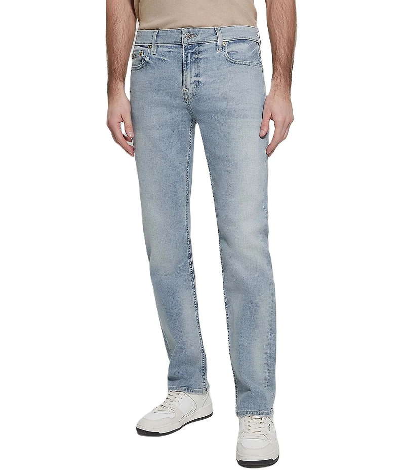 Guess Slim Fit Straight Leg Denim Jeans