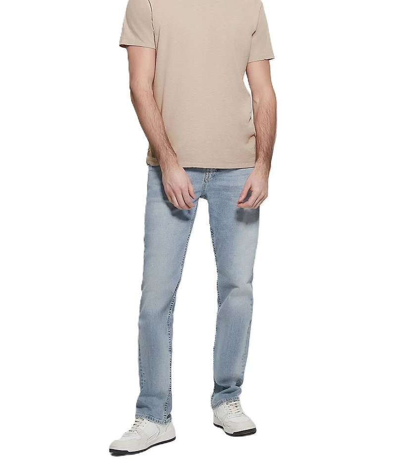 Guess Slim Fit Straight Leg Denim Jeans