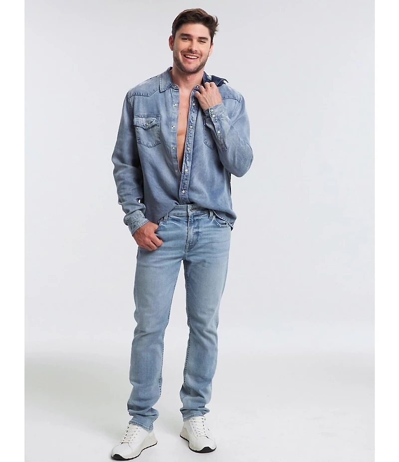 Guess Slim Fit Straight Leg Denim Jeans