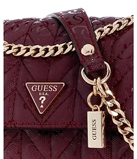 Guess Stacey Quilted Convertible Crossbody Bag