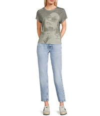 Guess Summer Vibes Short Sleeve Burnout T-Shirt