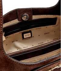 Guess Sunset Suede Small Hobo Bag