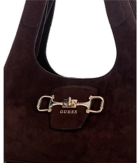 Guess Sunset Suede Small Hobo Bag