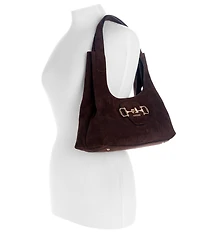 Guess Sunset Suede Small Hobo Bag