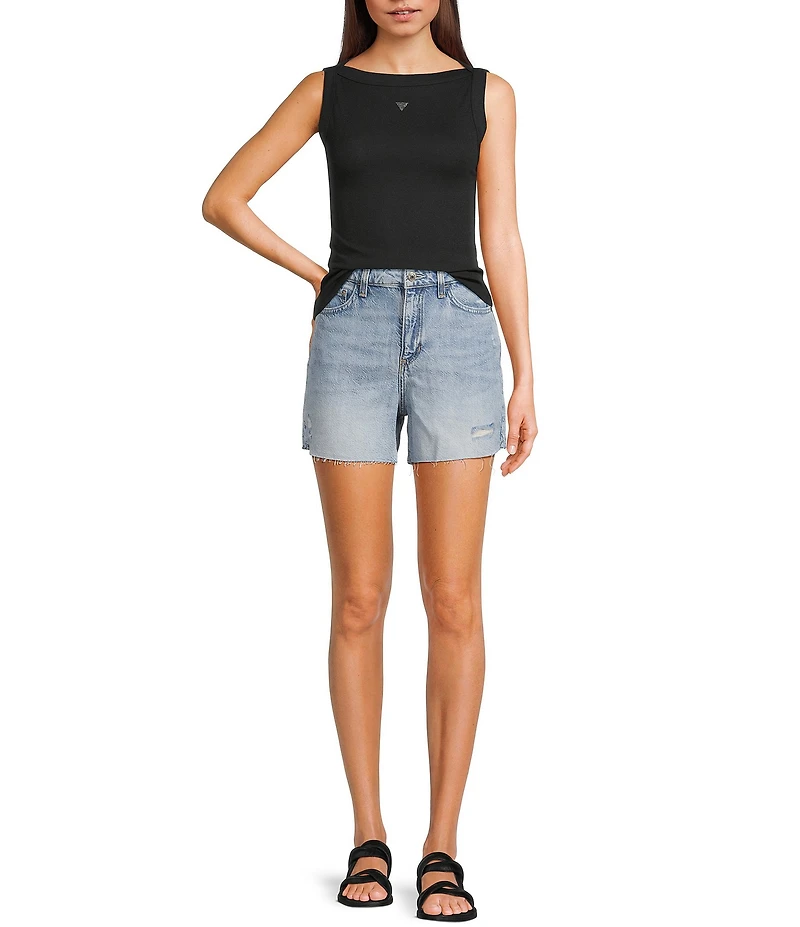 Guess Tina Sleeveless Rib Tank Top