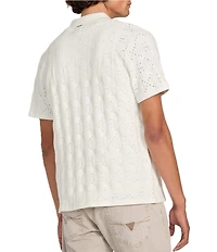 Guess Topanga Short Sleeve Pointelle Shirt