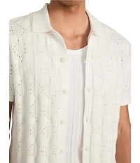 Guess Topanga Short Sleeve Pointelle Shirt