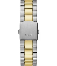 Guess Unisex Conn Mechanical Automatic Two Tone Stainless Steel Bracelet Watch