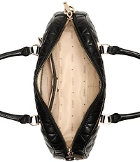 Guess Valla Small Quilted Satchel Bag