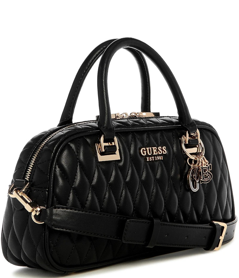 Guess Valla Small Quilted Satchel Bag