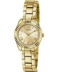Guess Women's Analog Gold Tone Stainless Steel Bracelet 30mm Watch