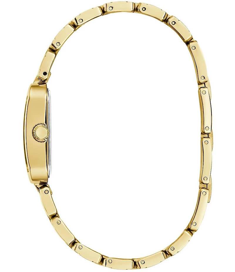 Guess Women's Analog G-Links Stainless Steel Rectangle Bracelet Watch