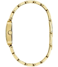 Guess Women's Analog G-Links Stainless Steel Rectangle Bracelet Watch
