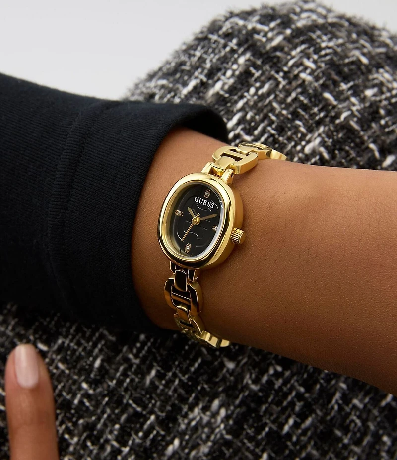 Guess Women's Analog Gold Tone Stainless Steel Bracelet Watch