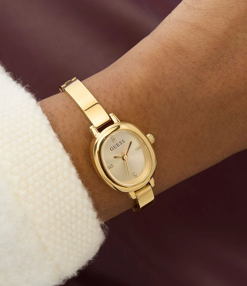 Guess Women's Analog Gold Tone Stainless Steel Bracelet Watch