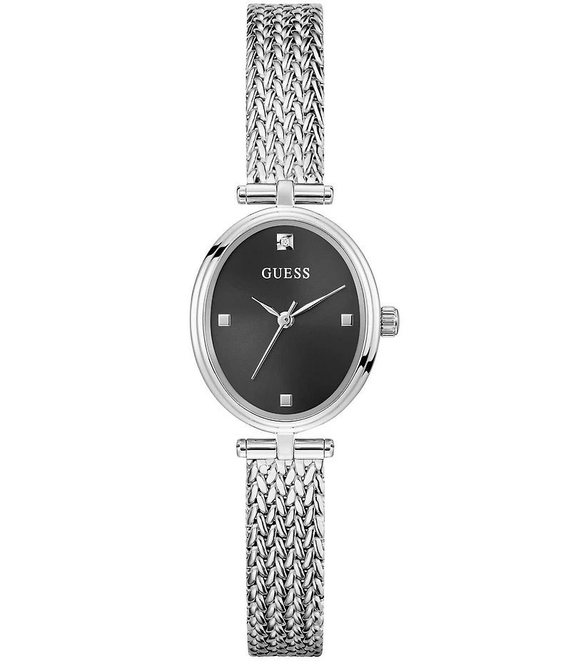 Guess Women's Analog Stainless Steel Mesh Bracelet Watch