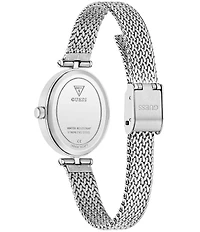 Guess Women's Analog Stainless Steel Mesh Bracelet Watch