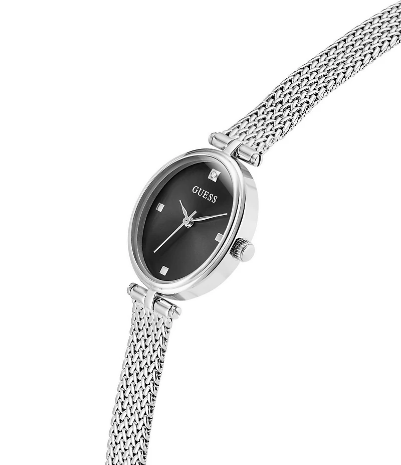 Guess Women's Analog Stainless Steel Mesh Bracelet Watch