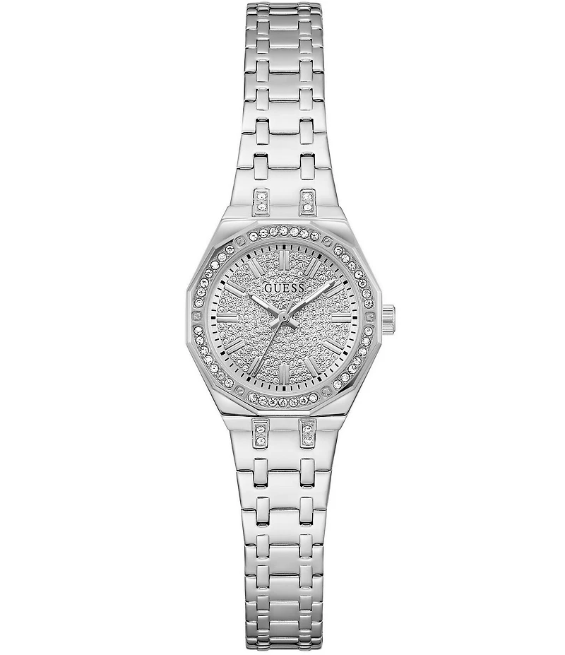 Guess Women's Analog Stainless Steel Mesh Bracelet Watch