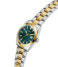 Guess Women's Analog Two Tone Stainless Steel Bracelet Watch
