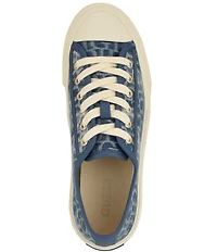 Guess Women's Carey Denim Logo Print Sneakers
