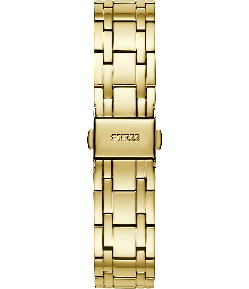 Guess Women's Cosmo Analog Crystal Gold Tone Stainless Steel Bracelet Watch