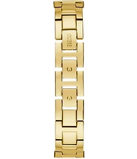 Guess Women's Glitz Quartz Analog Gold Stainless Steel Bracelet Watch