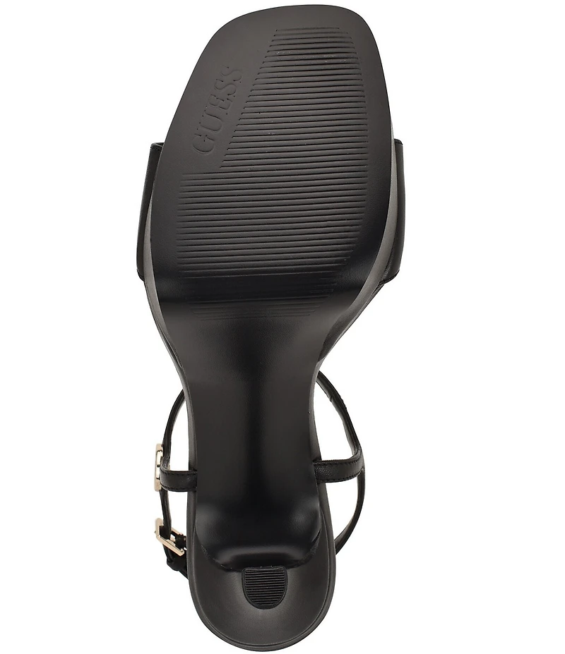 Guess Women's Hendora Leather Platform Dress Sandals