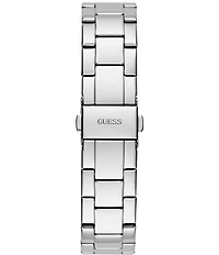 Guess Women's Multifunction Pink Dial Silver Stainless Steel Bracelet Watch