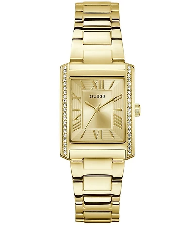 Guess Women's Quartz Analog Gold Tone Stainless Steel Bracelet Watch
