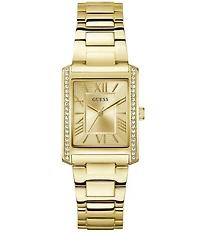 Guess Women's Quartz Analog Gold Tone Stainless Steel Bracelet Watch