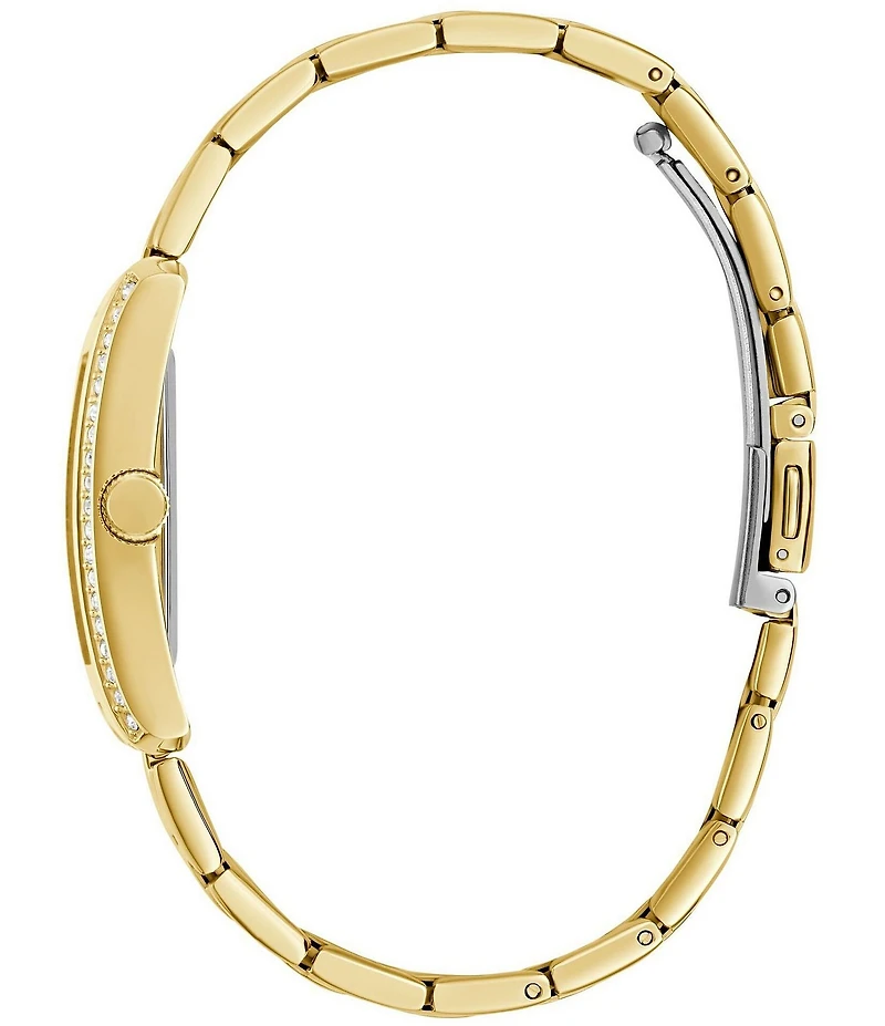 Guess Women's Quartz Analog Gold Tone Stainless Steel Bracelet Watch