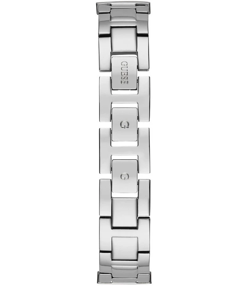 Guess Women's Quartz Analog Silver Stainless Steel Glitz Bracelet Watch