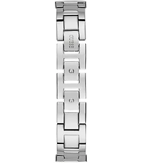 Guess Women's Quartz Analog Silver Stainless Steel Glitz Bracelet Watch