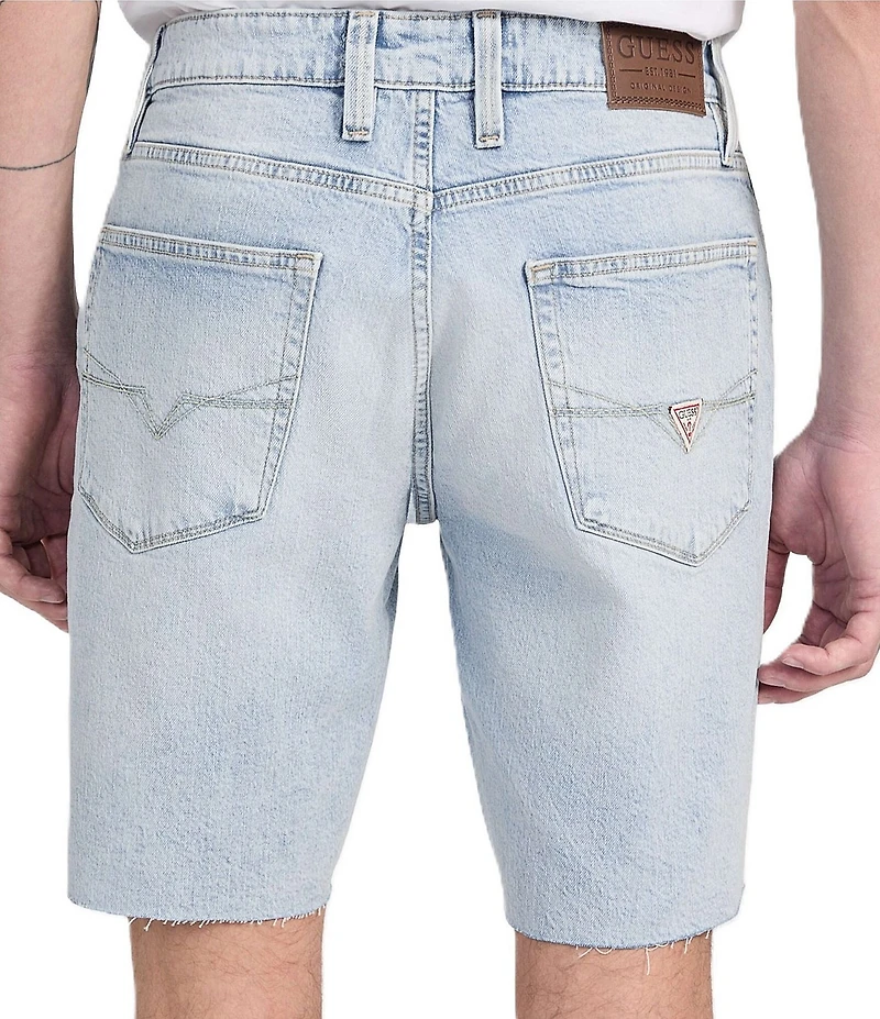 Guess Wyatt Mid Rise 9#double; Denim Shorts