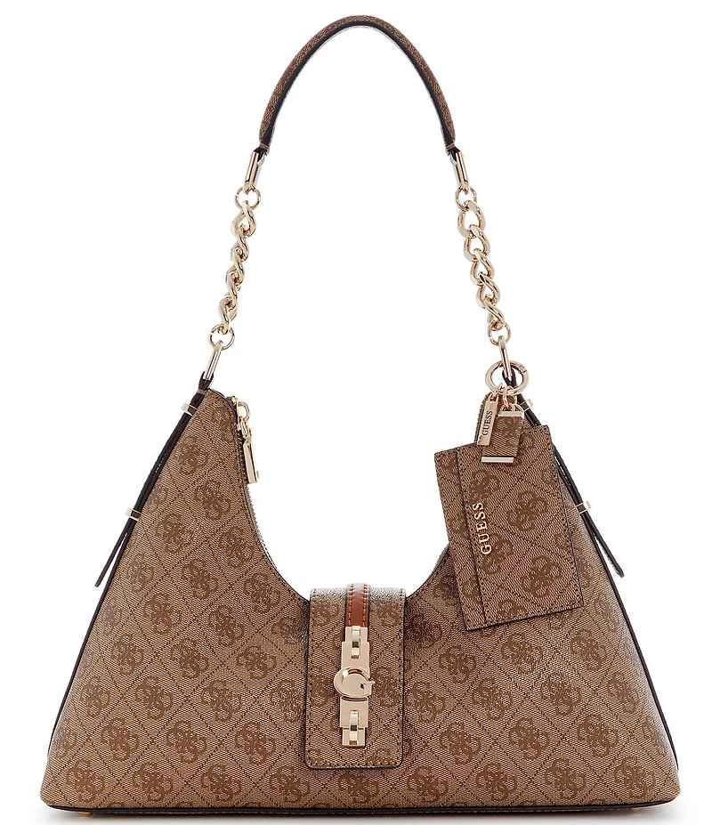 Guess Yvonne Logo Hobo Bag