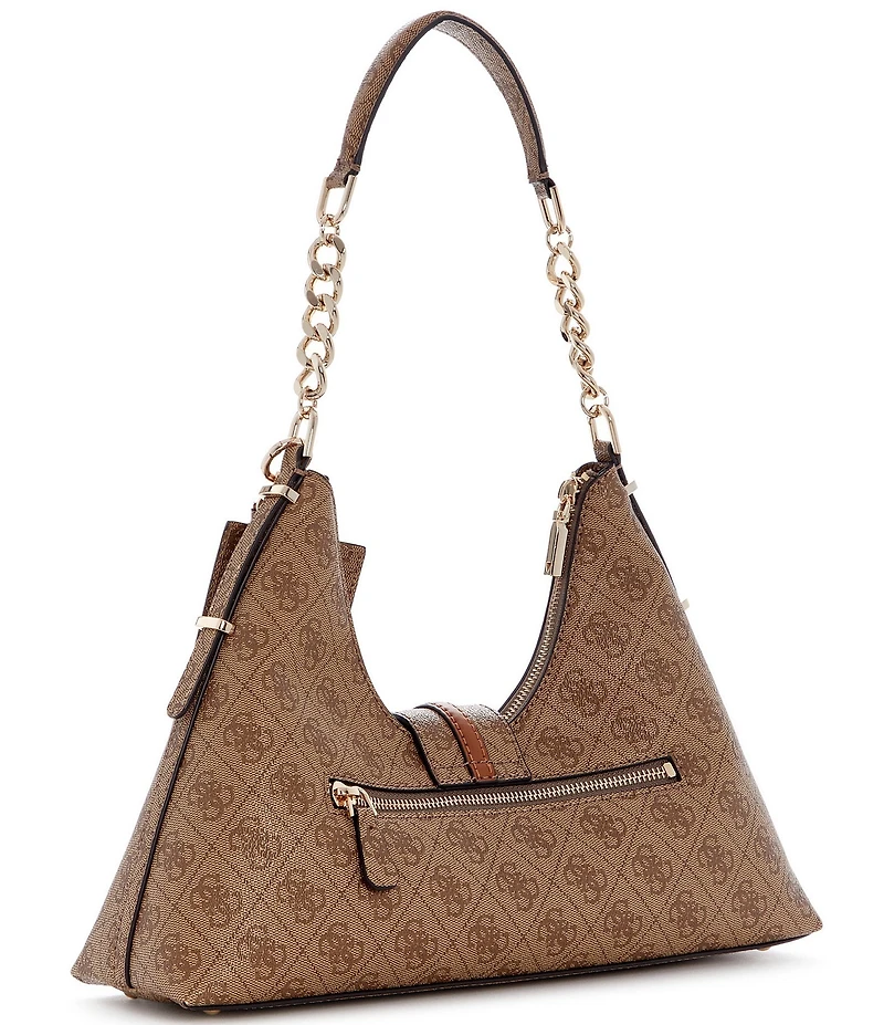 Guess Yvonne Logo Hobo Bag