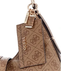 Guess Yvonne Logo Hobo Bag
