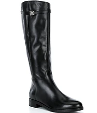 Guess Zoro Leather Tall Riding Boots