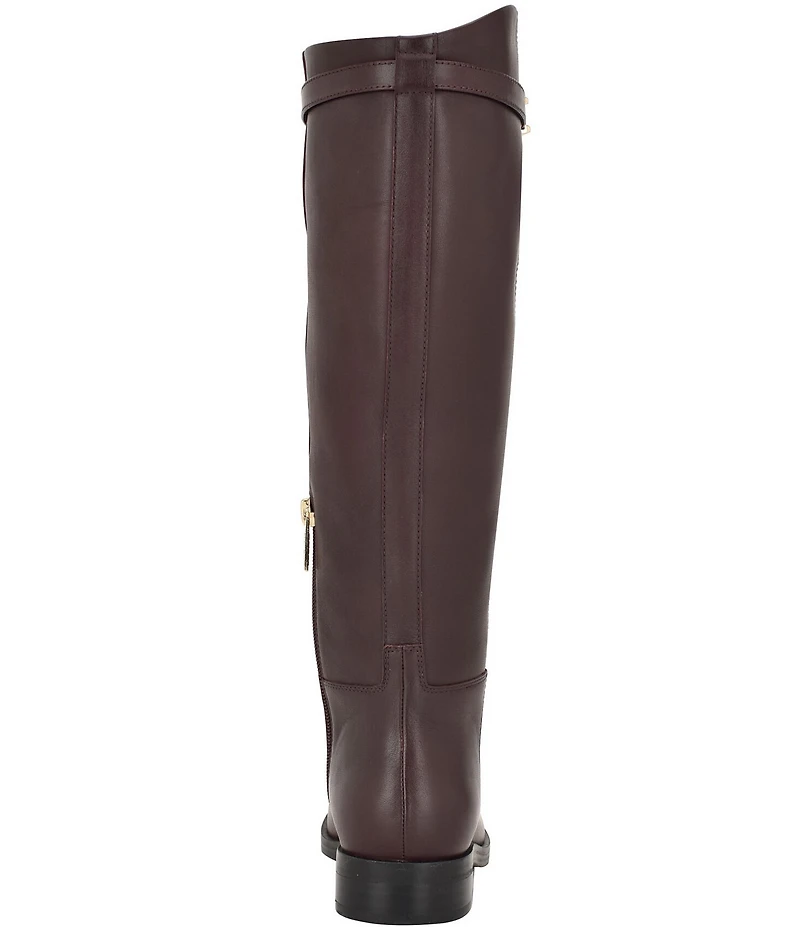 Guess Zoro Leather Tall Riding Boots