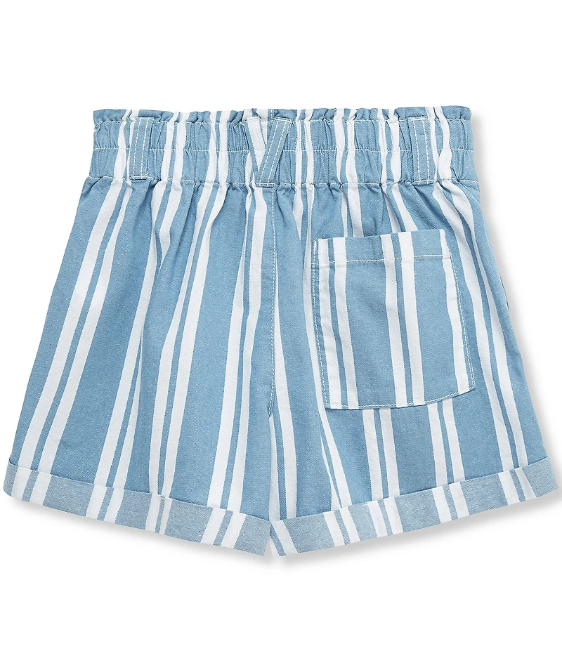 Habitual Big Girls High-Waisted Striped Shorts